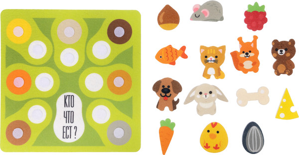 Изображение товара Развивающий игровой набор Десятое королевство Кто что ест? / 04784
