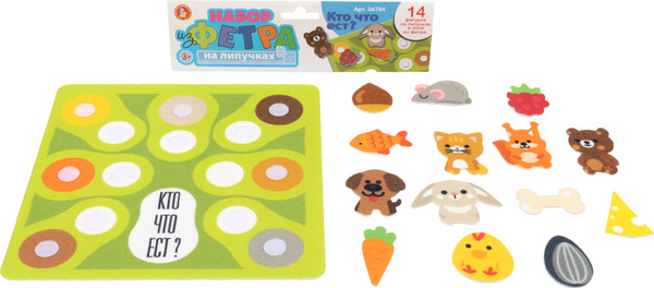 Изображение товара Развивающий игровой набор Десятое королевство Кто что ест? / 04784