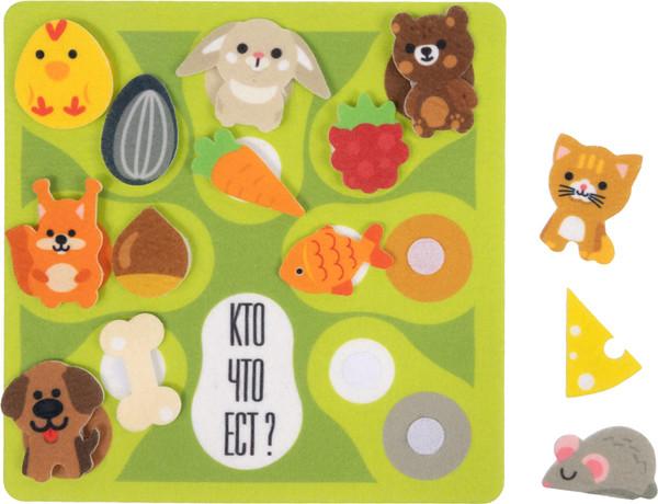 Изображение товара Развивающий игровой набор Десятое королевство Кто что ест? / 04784