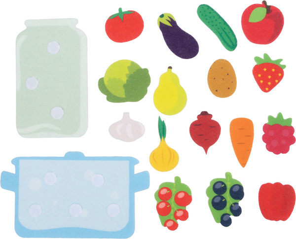 Изображение товара Развивающий игровой набор Десятое королевство Поварята. Овощи, фрукты / 04786