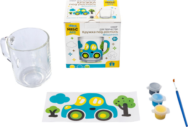 Изображение товара Набор для творчества Десятое королевство Кружка под роспись Машинка / 05210