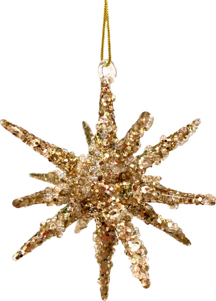 Изображение товара Елочная игрушка GreenTerra Звезда / 5667 (9см)