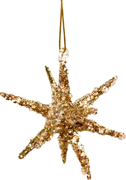 Изображение товара Елочная игрушка GreenTerra Звезда / 5667 (9см)