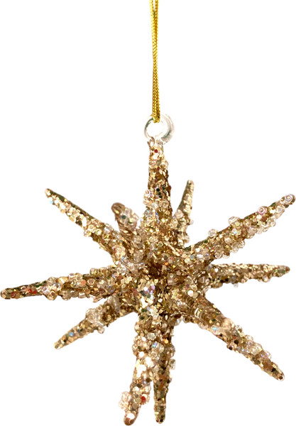 Изображение товара Елочная игрушка GreenTerra Звезда / 5667 (9см)