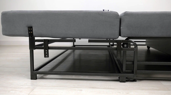 Изображение товара Диван угловой Сириус Лидер-6 с оттоманкой ППУ 300x165 (Eva 21 велюр зеленый)