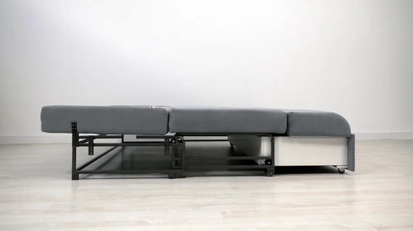 Изображение товара Диван угловой Сириус Лидер-6 с оттоманкой ППУ 300x165 (Eva 21 велюр зеленый)