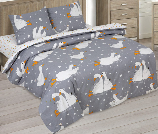 Изображение товара Комплект постельного белья АртПостель Гусиные лапки 905