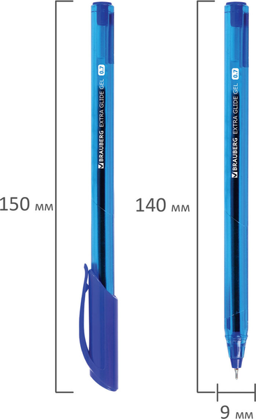 Изображение товара Набор гелевых ручек Brauberg Extra Glide Gel / 144078 (6цв)
