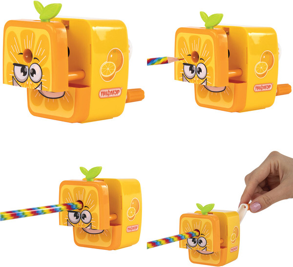 Изображение товара Точилка Пифагор Апельсин / 270426 (оранжевый)