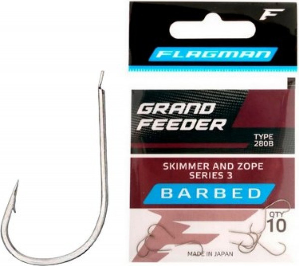 Изображение товара Набор крючков рыболовных Flagman Fishing Grand Feeder Skimmer And Zope Series 3 / 280B-10