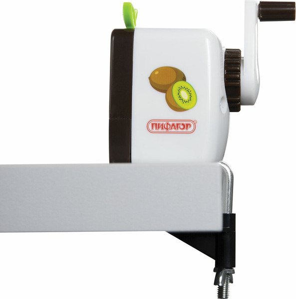 Изображение товара Точилка Пифагор Киви / 270428 (белый/салатовый)