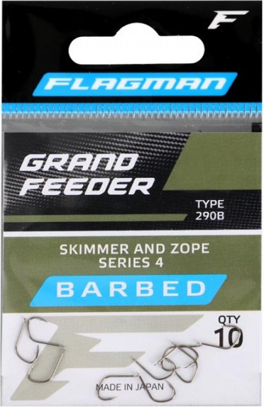 Изображение товара Набор крючков рыболовных Flagman Fishing Grand Feeder Skimmer And Zope Series 4 / 290B-10