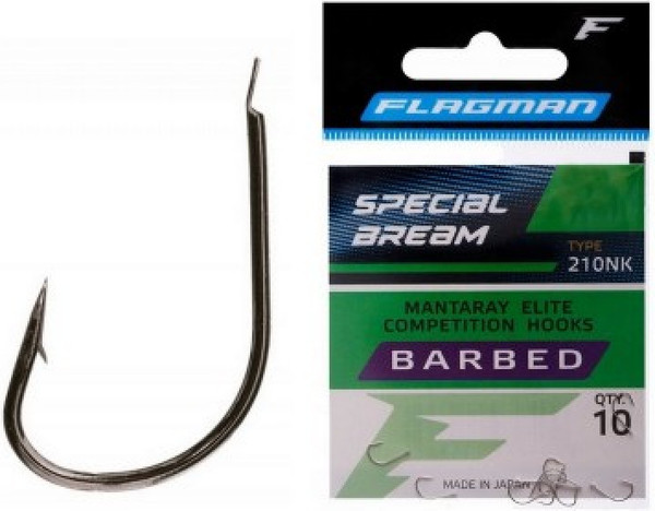 Изображение товара Набор крючков рыболовных Flagman Fishing Special Bream / 210NK-16 (10шт)