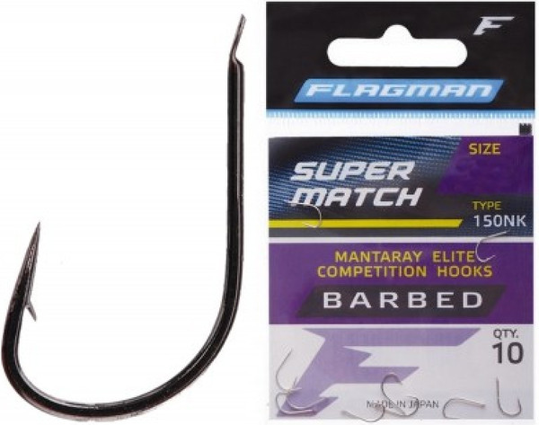 Изображение товара Набор крючков рыболовных Flagman Fishing Super Match / 150NK-16 (10шт)