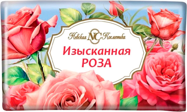 Изображение товара Мыло твердое Невская Косметика Изысканная роза (180г)