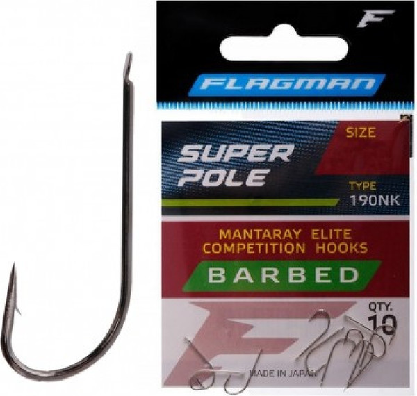 Изображение товара Набор крючков рыболовных Flagman Fishing Super Pole / 190NK-12 (10шт)
