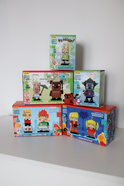 Изображение товара Конструктор Brick Labs Ну, погоди! Заяц / AB-1102