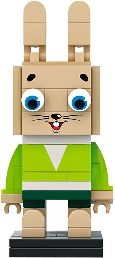 Изображение товара Конструктор Brick Labs Ну, погоди! Заяц / AB-1102