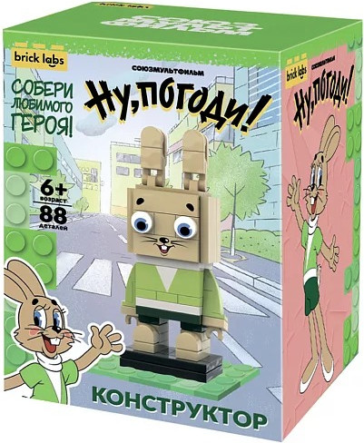 Изображение товара Конструктор Brick Labs Ну, погоди! Заяц / AB-1102