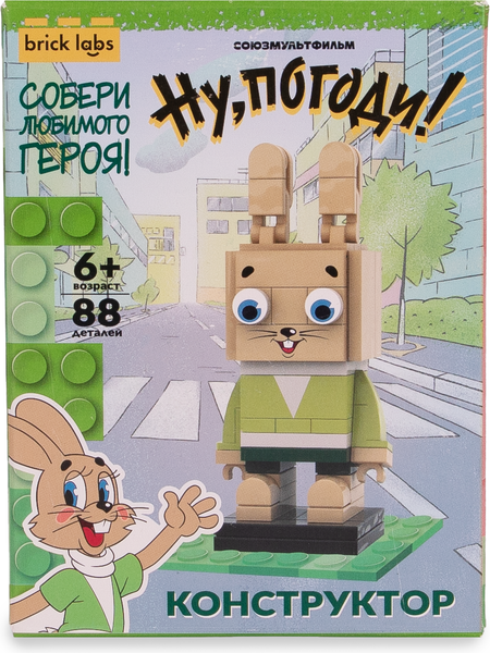 Изображение товара Конструктор Brick Labs Ну, погоди! Заяц / AB-1102
