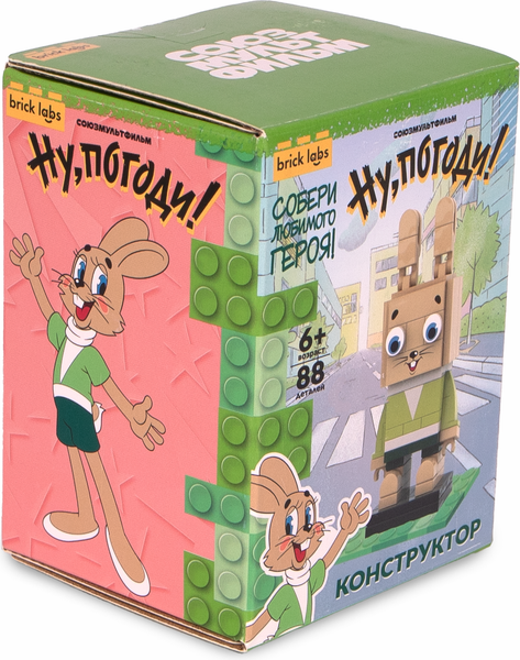 Изображение товара Конструктор Brick Labs Ну, погоди! Заяц / AB-1102