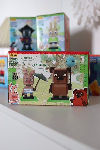 Изображение товара Конструктор Brick Labs Винни-Пух и Пятачок / AB-1105
