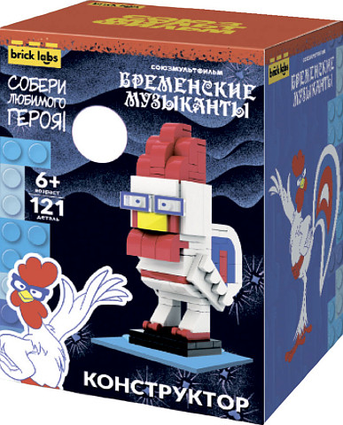 Изображение товара Конструктор Brick Labs Бременские музыканты: Петух / AB-1114