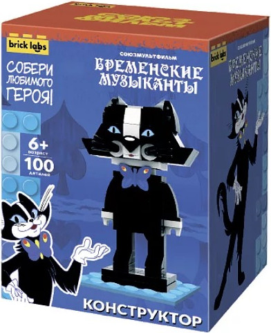 Изображение товара Конструктор Brick Labs Бременские музыканты: Кот / AB-1115