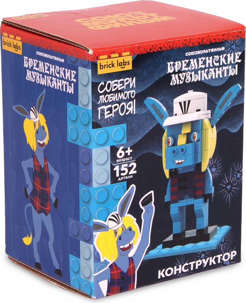 Изображение товара Конструктор Brick Labs Бременские музыканты: Осел / AB-1117