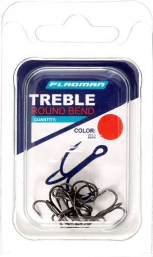 Изображение товара Набор крючков рыболовных Flagman Fishing Round Treble / FRTL-06 (7шт)
