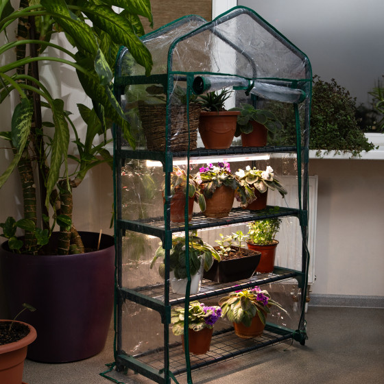 Изображение товара Теплица Green Apple GA-House-4 / Б0063882 (со светильниками)