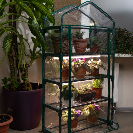 Изображение товара Теплица Green Apple GA-House-4 / Б0063882 (со светильниками)