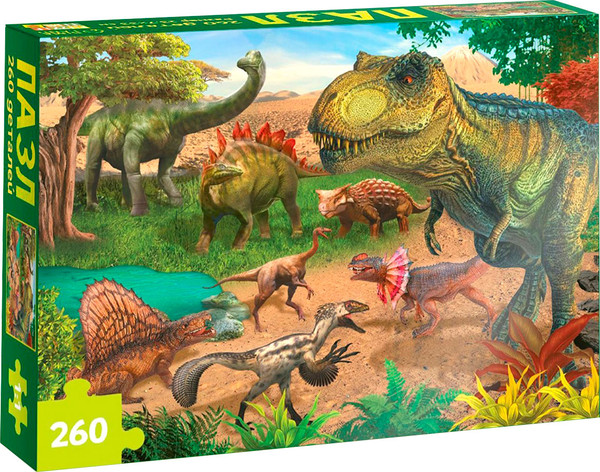 Изображение товара Пазл Puzzle Time Эпоха динозавров / 6880847 (260эл)