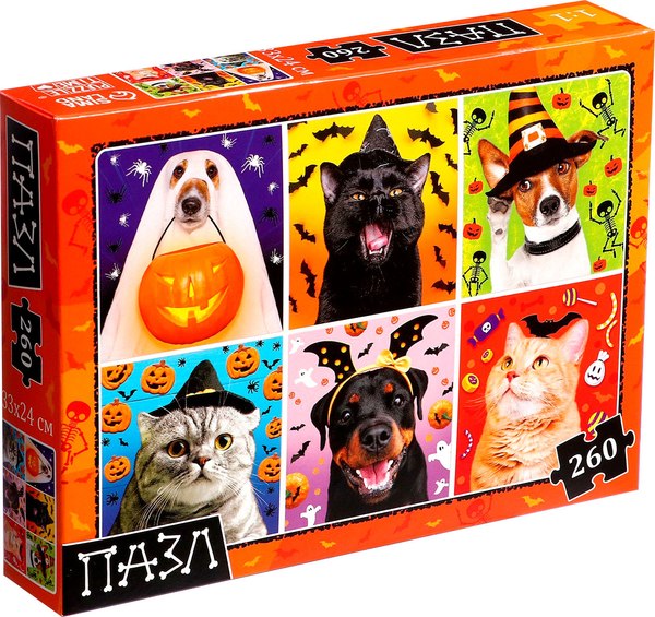 Изображение товара Пазл Puzzle Time Страшно забавные животные / 9815534 (260эл)
