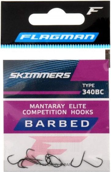 Изображение товара Набор крючков рыболовных Flagman Fishing Mantaray Elite Skimmers / 340BC-16