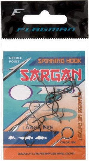 Изображение товара Крючок рыболовный Flagman Fishing Sargan Spinning Hook / FSSH-08