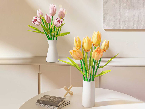 Изображение товара Конструктор Jaki Букет розовых тюльпанов / JK29312