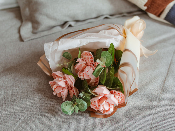 Изображение товара Конструктор Jaki Розовый букет / JK2687