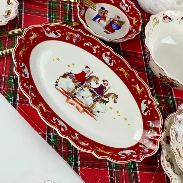 Изображение товара Набор сервировочных блюд Lenardi Новый год 305-173 (2шт)