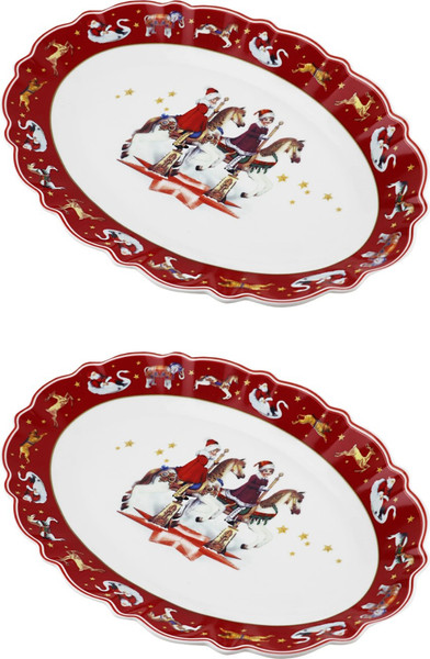 Изображение товара Набор сервировочных блюд Lenardi Новый год 305-173 (2шт)