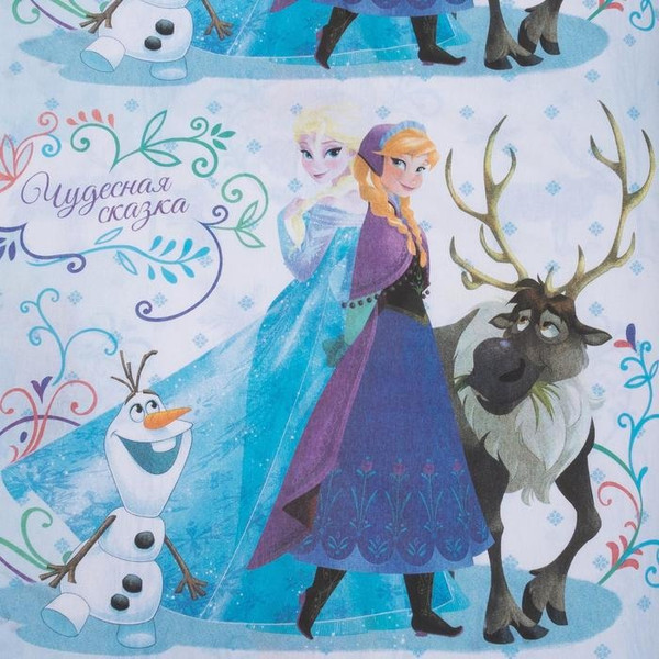 Изображение товара Комплект постельного белья Disney Холодное сердце Сказка 1.5сп / 1343375
