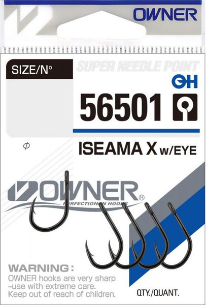 Изображение товара Набор крючков рыболовных Owner Iseama X / 56501-02 (4шт)