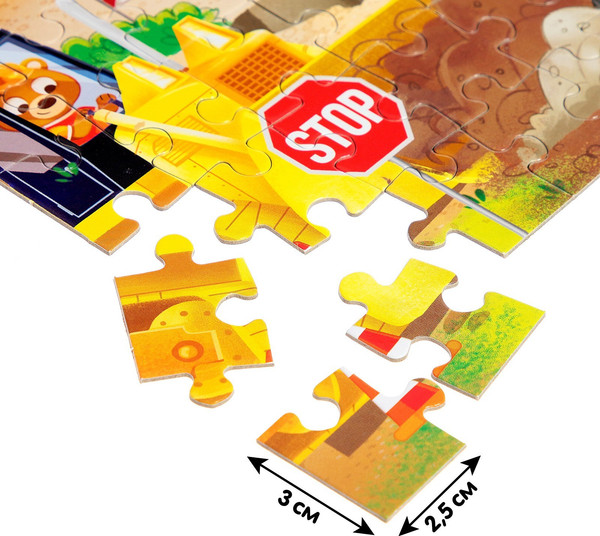 Изображение товара Пазл Puzzle Time Строительная техника / 9206016 (104эл)