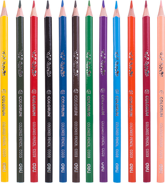 Изображение товара Набор цветных карандашей Deli ColoRun / C00300 (12цв)