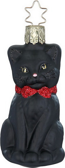 Изображение товара Елочная игрушка Inge's Christmas House And Farm. Purr-fect Black / 10045S024