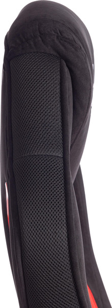 Изображение товара Кресло геймерское Tetchair Pilot флок/ткань (черный/черный/красный)