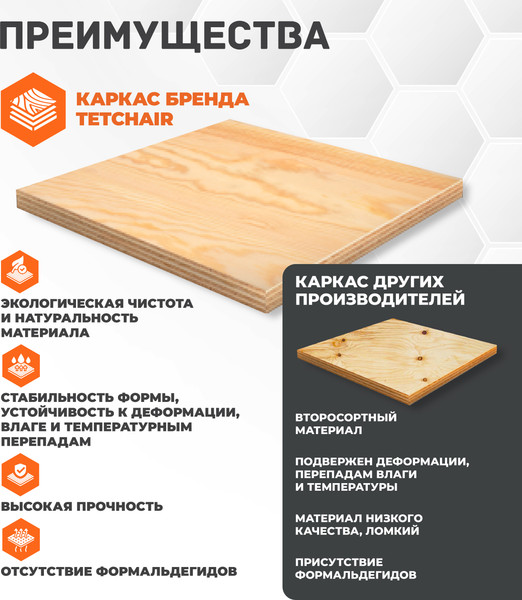 Изображение товара Кресло геймерское Tetchair Pilot флок/ткань (черный/черный/красный)