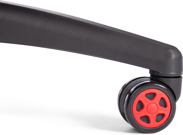 Изображение товара Кресло геймерское Tetchair Pilot флок/ткань (черный/черный/красный)