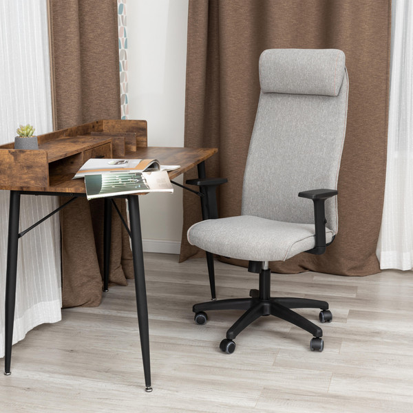 Изображение товара Кресло офисное Tetchair Pragmatic Plt ткань (серый/бежевый)