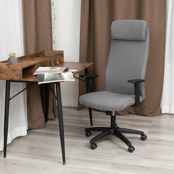 Изображение товара Кресло офисное Tetchair Pragmatic Plt ткань (серый)